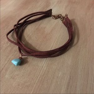 Western chic 5 strip choker